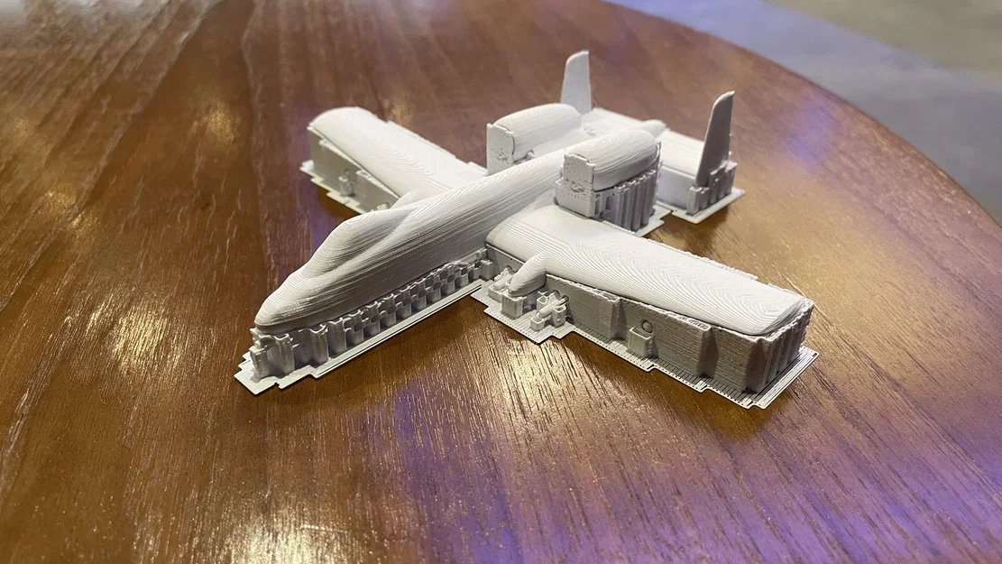 Mô hình máy bay A-10 Warthog in 3D phiên bản kích thước lớn - Image 3