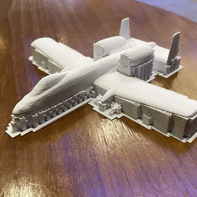 Mô hình máy bay A-10 Warthog in 3D phiên bản kích thước lớn