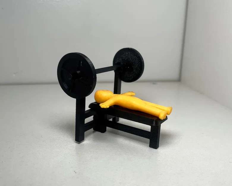 Mô hình 3D Bench Press Mini - Bộ dụng cụ lắp ráp để bàn cực chất - Image 1