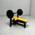 Mô hình 3D Bench Press Mini - Bộ dụng cụ lắp ráp để bàn cực chất - Thumbnail 1