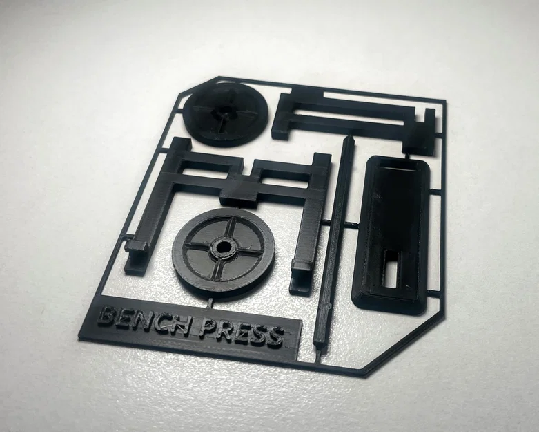 Mô hình 3D Bench Press Mini - Bộ dụng cụ lắp ráp để bàn cực chất - Image 2