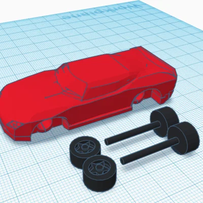 Mô hình xe đua Hot Wheels in 3D cực chất và dễ lắp ráp
