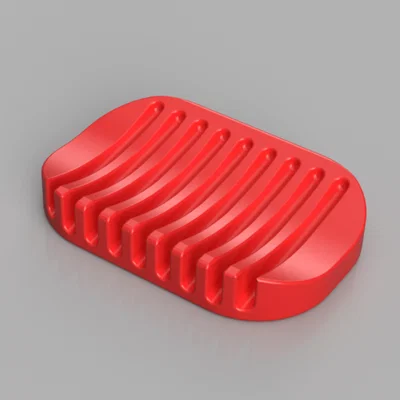 Khay Đựng Xà Phòng Hình Oval Tự Thoát Nước (In 3D)