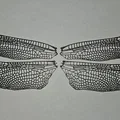 Cánh chuồn chuồn realistic (đọc mô tả trước khi in) - Thumbnail 1