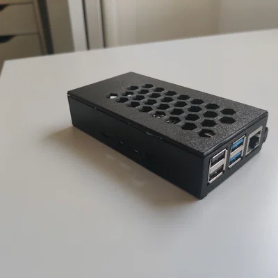 Case Raspberry Pi 4 gắn extrusion 2020, tích hợp LM2596