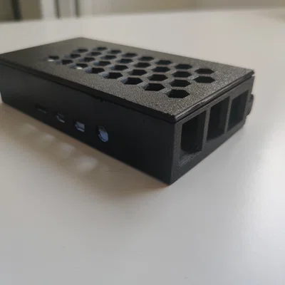 Case Raspberry Pi 4 gắn extrusion 2020, tích hợp LM2596
