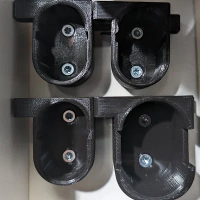 Giá treo máy khoan Makita DF010D và pin BL7010 in 3D tiện dụng