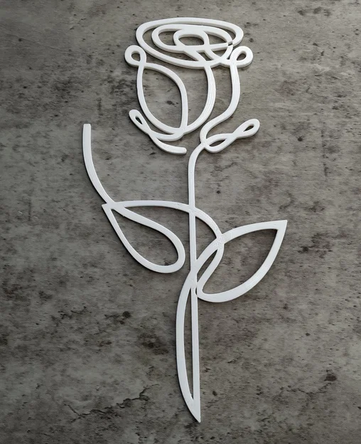 Bông hồng nghệ thuật 2D - Quà tặng ý nghĩa cho ngày 8/3 và Valentine - Image 1