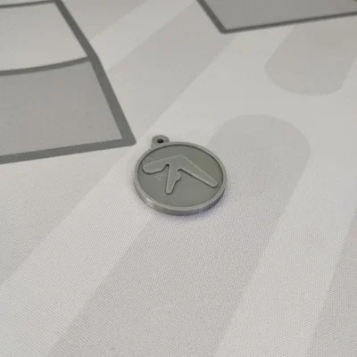 Móc khóa Aphex twin ceychain (logo Selected Ambient Works 85-92)