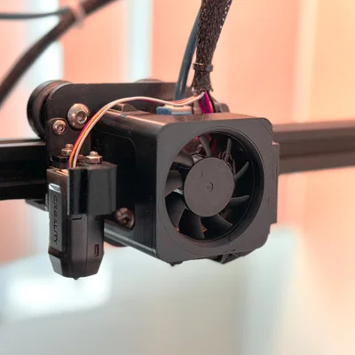 Fan Shroud 4010 cho Ender 3 V2 (dễ lắp, không cần hardware thêm)