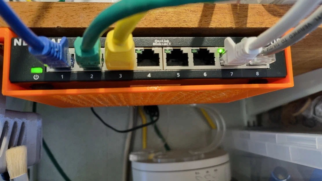 Giá gắn Netgear GS308 dưới kệ (Under Shelf Mount) - Image 1