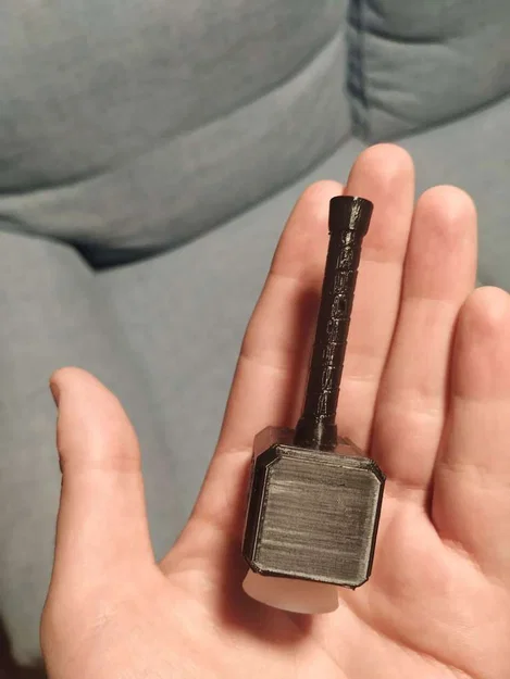 Mẫu đầu hút Shisha hình búa thần Thor độc đáo cho máy in 3D - Image 1