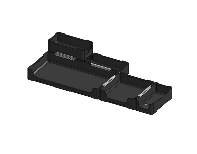 Bộ Sắp Xếp Bàn Làm Việc Dạng Module (Modular Desk Organiser!) - Image 2