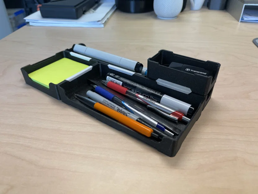 Bộ Sắp Xếp Bàn Làm Việc Dạng Module (Modular Desk Organiser!) - Image 6