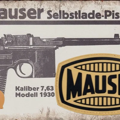 Mô hình Logo MAUSER In 3D Chi Tiết Cho Người Sưu Tầm