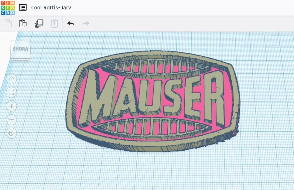 Mô hình Logo MAUSER In 3D Chi Tiết Cho Người Sưu Tầm - Image 2