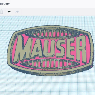 Mô hình Logo MAUSER In 3D Chi Tiết Cho Người Sưu Tầm