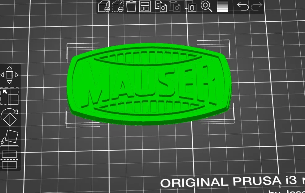 Mô hình Logo MAUSER In 3D Chi Tiết Cho Người Sưu Tầm - Image 3