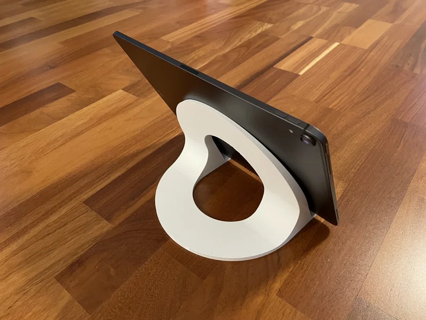 Giá đỡ iPad thiết kế cong hiện đại (iPad Stand / iPad Halter) - Image 1