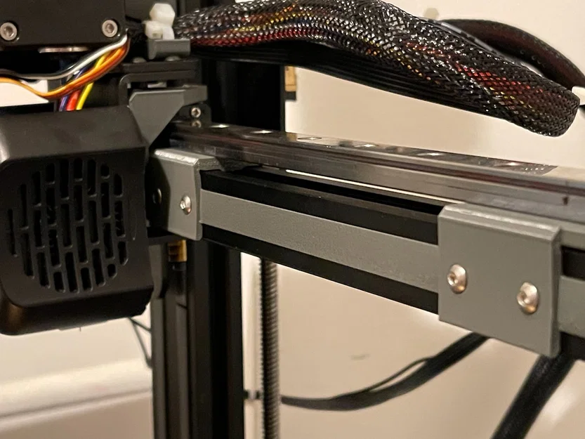 Ender 3 V2: Linear rail trục X (X-axis) – adapter carriage & bracket - Image 2