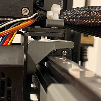 Ender 3 V2: Linear rail trục X (X-axis) – adapter carriage & bracket