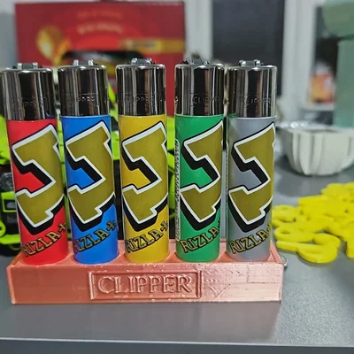Kệ trưng bày và lưu trữ bật lửa Clipper - Mẫu in 3D tiện lợi