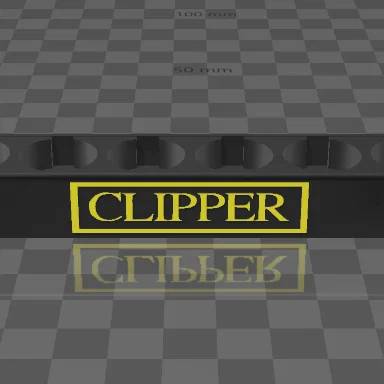 Kệ trưng bày và lưu trữ bật lửa Clipper - Mẫu in 3D tiện lợi