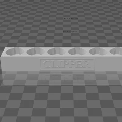 Kệ trưng bày và lưu trữ bật lửa Clipper - Mẫu in 3D tiện lợi