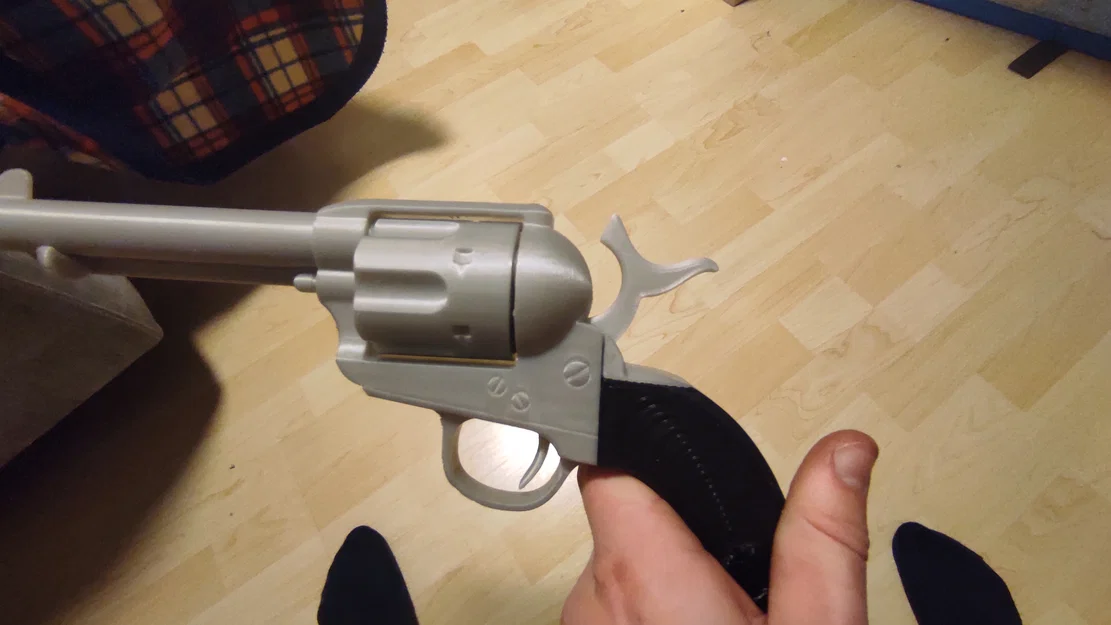 Búa đập Cattleman Revolver - Phụ kiện mô hình súng 3D cổ điển - Image 1