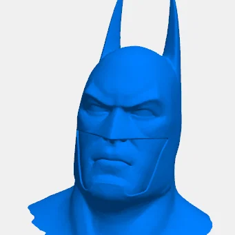 Mô hình 3D tượng đầu Batman cực ngầu cho fan sưu tầm