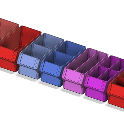 Bộ Voron Hardware Organizer (khay sắp xếp ốc vít) – bản remix