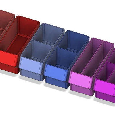 Bộ Voron Hardware Organizer (khay sắp xếp ốc vít) – bản remix