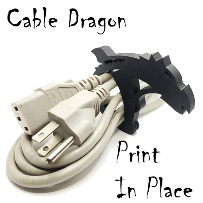 Cable Dragon - Vòng siết cáp ratcheting Print In Place