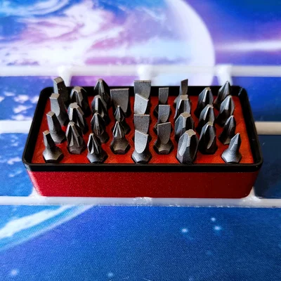 GRIDFINITY - 1x2 - Khay Organizer 32 Hex-Bit