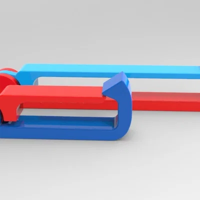 Bộ kẹp cố định dây cáp gọn gàng (Cable Organizer Flat) - File in 3D