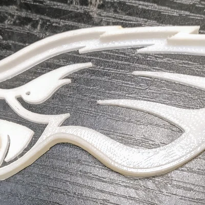Khuôn cắt bánh quy hình đại bàng (Eagles Cookie Cutter) in 3D