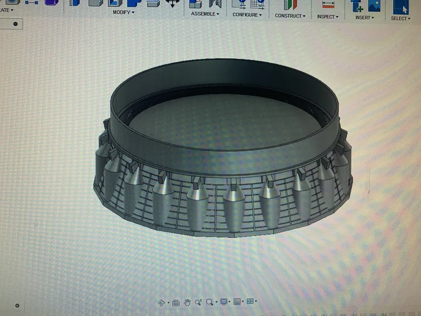 Phần engine section SuperHeavy Booster 10 (B10) – skirt & Raptors - Image 3
