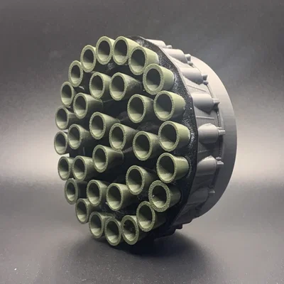Phần engine section SuperHeavy Booster 10 (B10) – skirt & Raptors