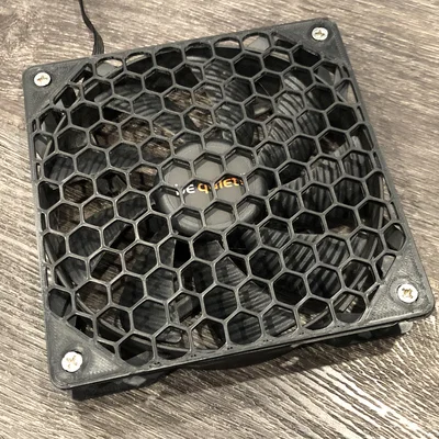 Lưới quạt lục giác (Hexagon Fan Grill) 120mm