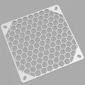 Lưới quạt lục giác (Hexagon Fan Grill) 120mm - Thumbnail 2