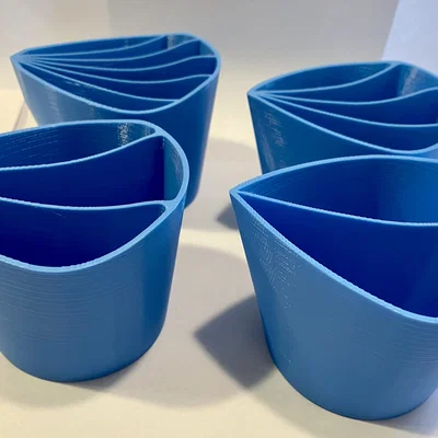 Ly chia ngăn (Split Cups) 8oz cho đổ paint và resin