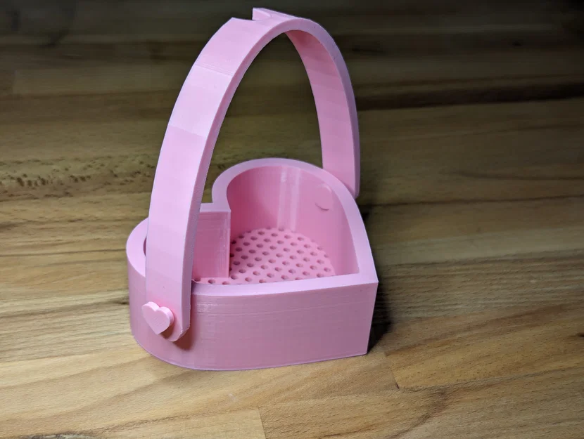 Giỏ Bubble Bath Hình Trái Tim (Heart Shaped Bubble Bath Basket) - Image 1
