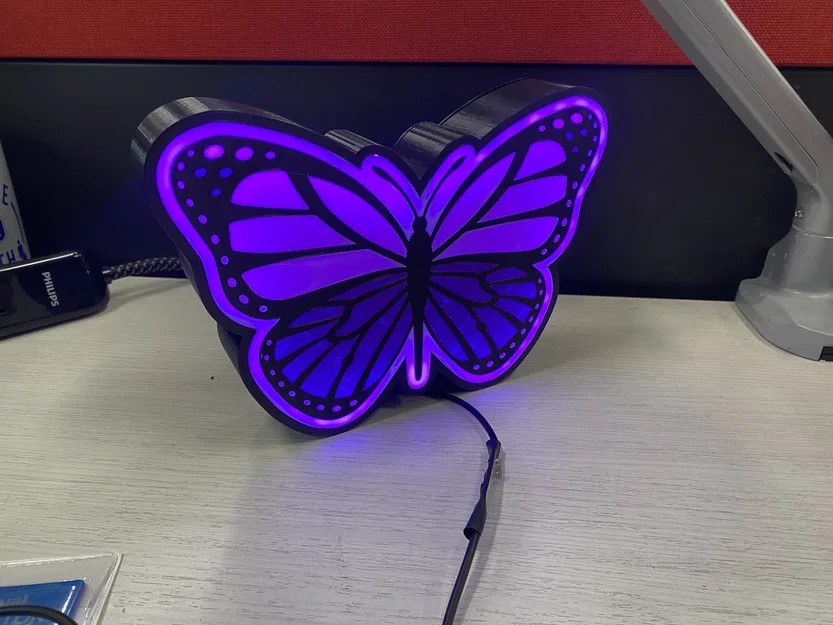 Hộp Đèn Butterfly Light Box - Image 2