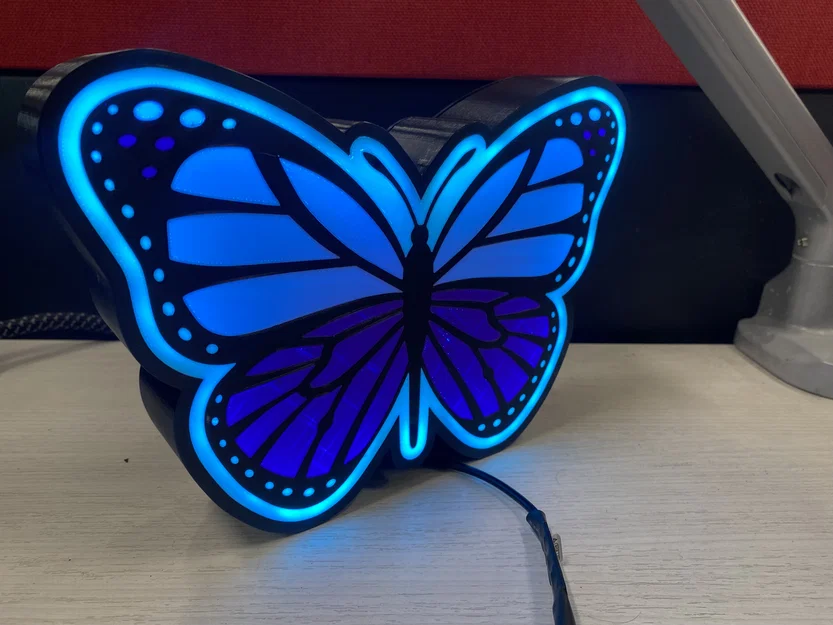 Hộp Đèn Butterfly Light Box - Image 3
