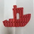 Mô hình thuyền Flexi Benchy: Đồ chơi in 3D linh hoạt cực vui - Thumbnail 1
