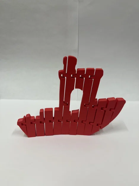 Mô hình thuyền Flexi Benchy: Đồ chơi in 3D linh hoạt cực vui - Image 2