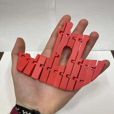 Mô hình thuyền Flexi Benchy: Đồ chơi in 3D linh hoạt cực vui