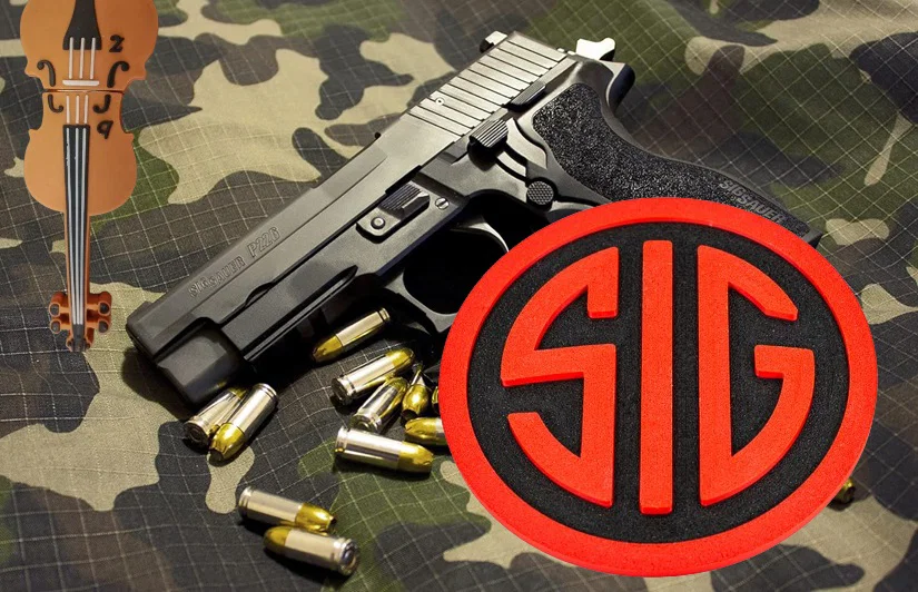 Mô hình 3D logo SIG Sauer - Thiết kế sắc nét cho người đam mê - Image 1