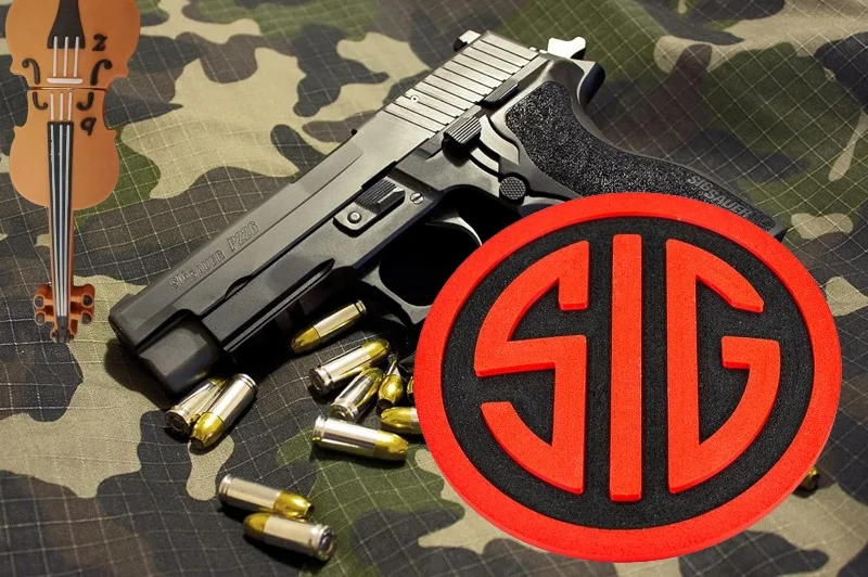 Mô hình 3D logo SIG Sauer - Thiết kế sắc nét cho người đam mê