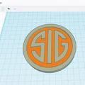 Mô hình 3D logo SIG Sauer - Thiết kế sắc nét cho người đam mê - Thumbnail 3